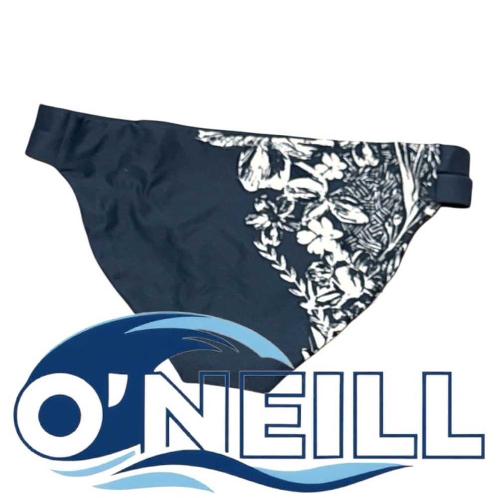 O'Neill 365 Hybrid Dark Blue Floral Bikini Bottom Quick Dry Size Small NWT - Picture 2 of 4